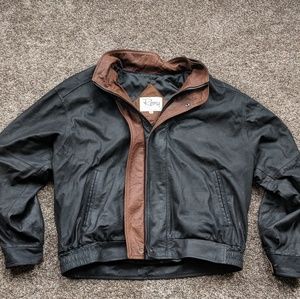 Men's Remy Leather Jacket USA Made Size 44 XL